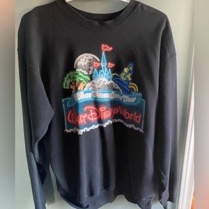 Vintage Disney glow in dark crewneck